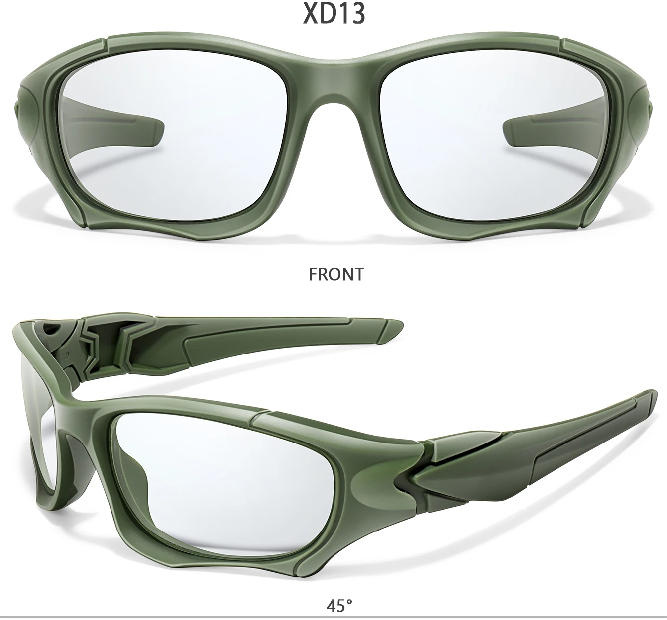 Trendy Style Photochromic Sunglasses For Men Women Outdoor Mtb Bicycle Cycling Runnging Eyewear Sports Bike Windproof Goggles