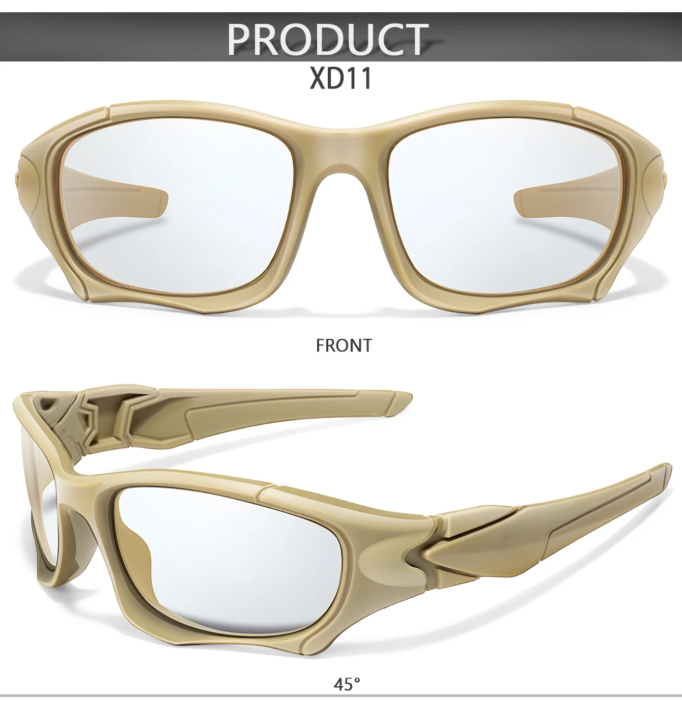 Trendy Style Photochromic Sunglasses For Men Women Outdoor Mtb Bicycle Cycling Runnging Eyewear Sports Bike Windproof Goggles