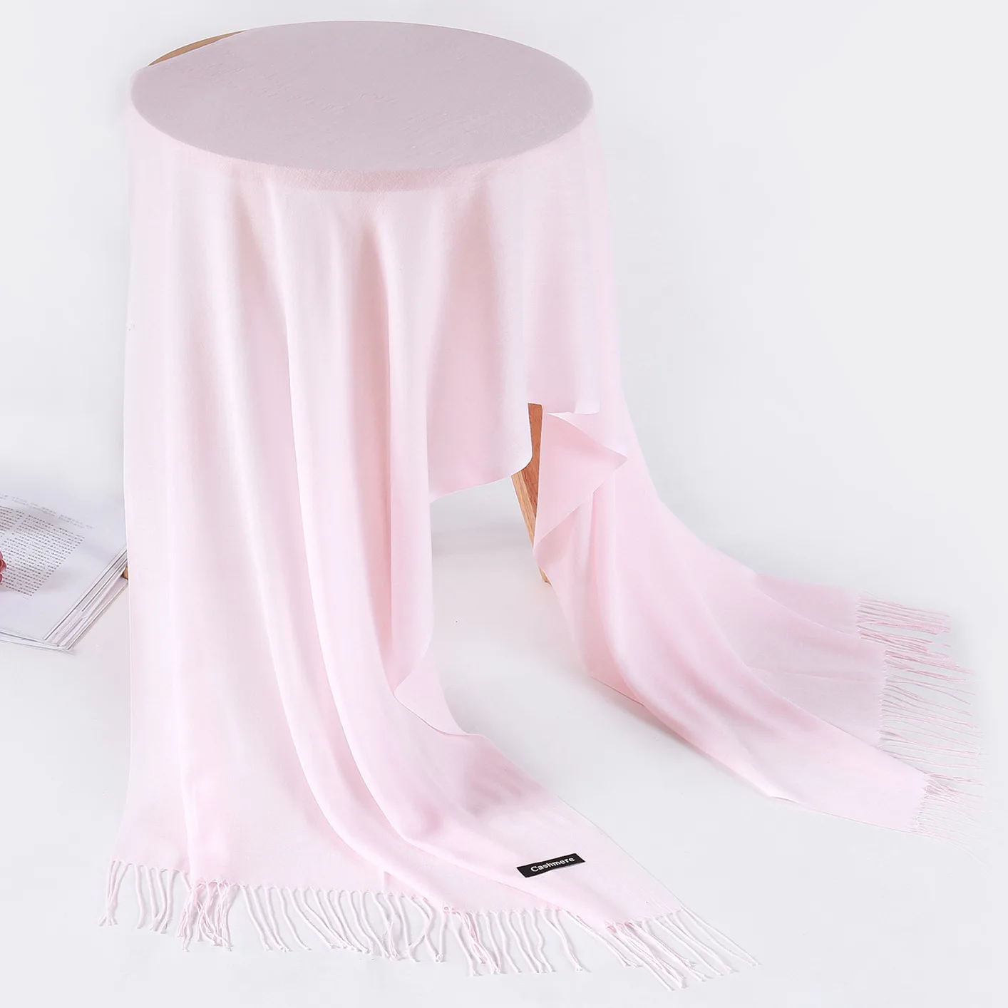 Fashion Solid Scarf Women Cashmere Soft Winter Warm Scarves Hijab Female Long Headband Shawl Wraps Bandana Foulard 2022 Echarpe