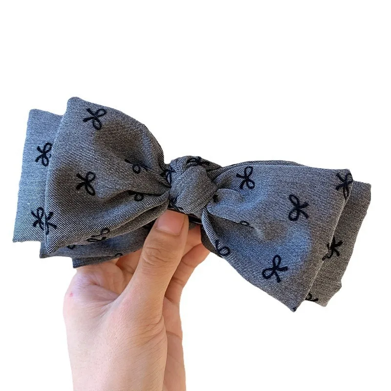 1pc Retro Bow Clip Elegant High Ponytail Clip Cute Bun Hair Clip Sweet Updo Clip Headpiece