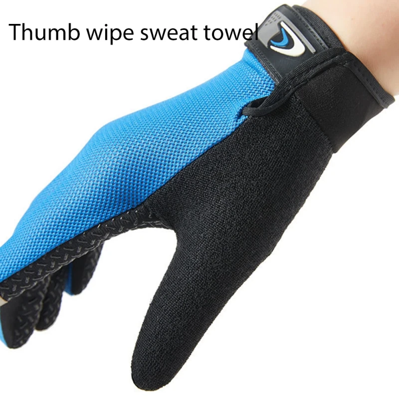 Summer Men Fishing Gloves Women Two Finger Cut Male Touchscreen Angling Anti-Slip Sun-Proof Breathable Cycling Fitness Gloves