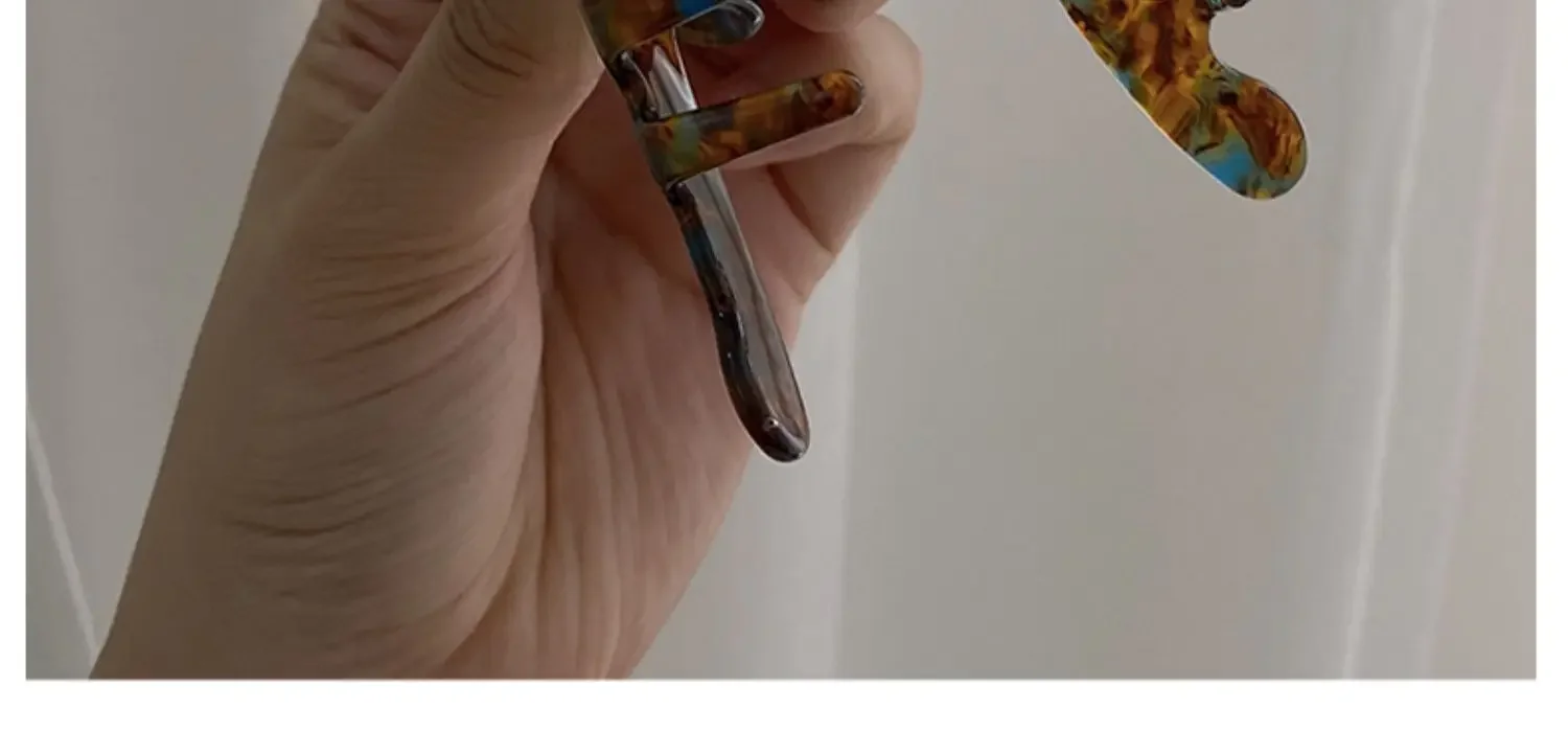 Elegant High grade Acetate Hair Claw For Women Temperament Decorate Lady Vintage Hair Clip Fashion Hair Accessories