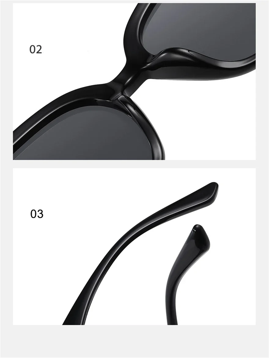 SZTZX New Trend Sunglasses For Women And Men Simple Design Decorative Glasses Car Driving Eyewear Unisex Sun Glasses UV400