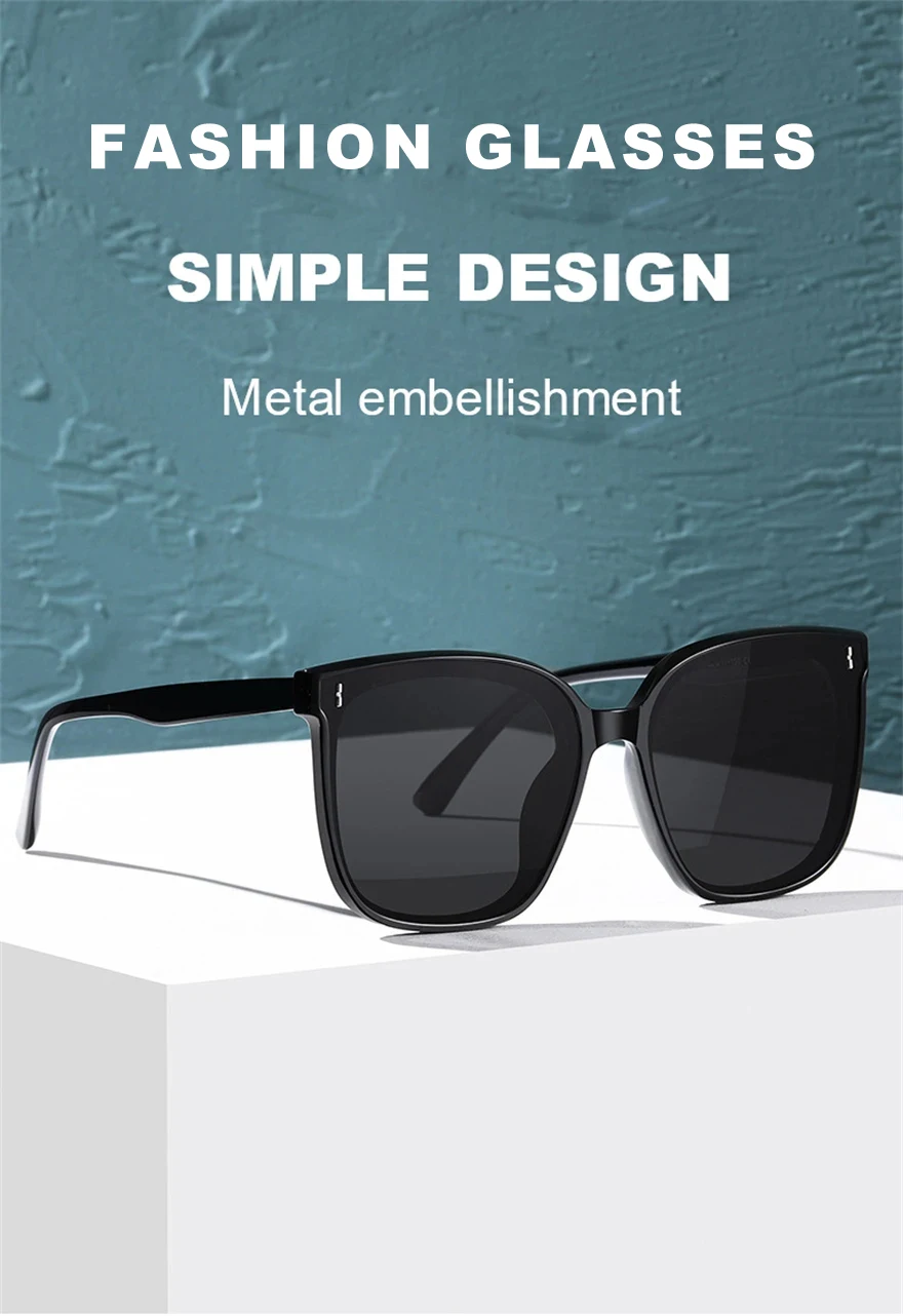 SZTZX New Trend Sunglasses For Women And Men Simple Design Decorative Glasses Car Driving Eyewear Unisex Sun Glasses UV400