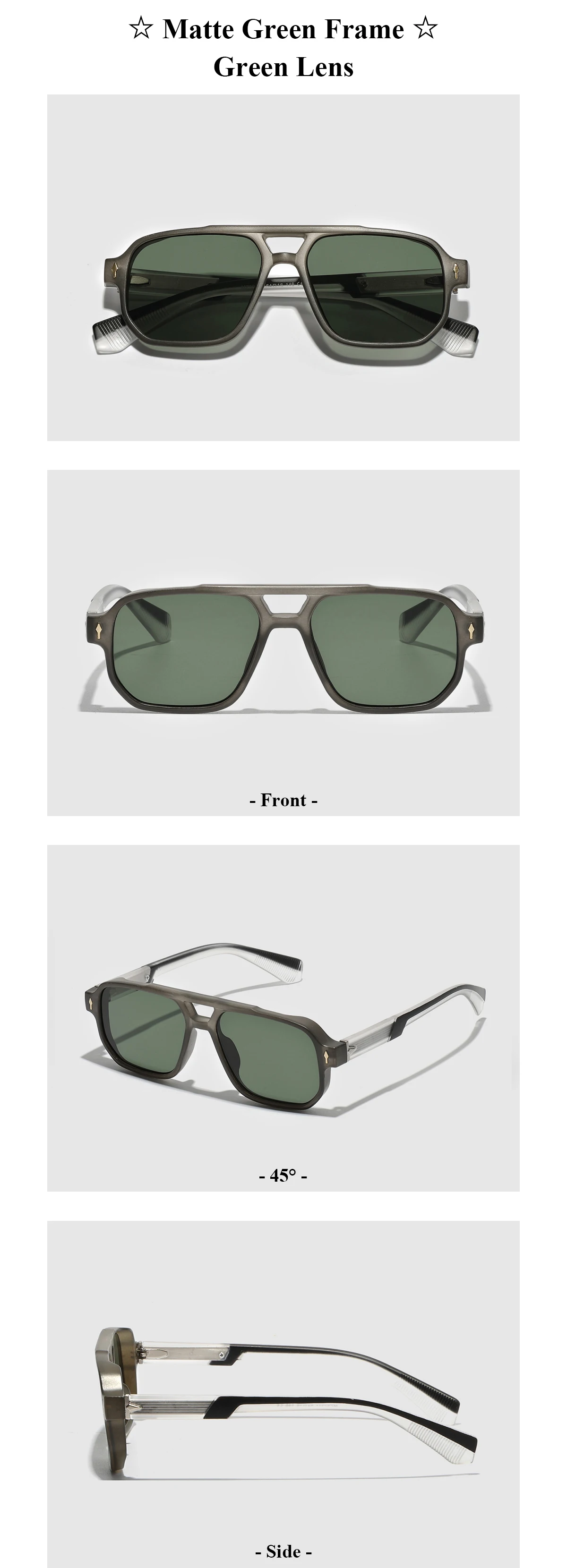 Retro 2026 Transparent Frame Sunglasses for Men and Women luxury brand designer UV400 Protection, Stylish for Driving & Outdoors