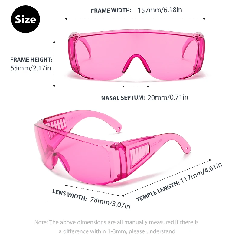 Vibrant Color Decorative Sunglasses Stylish Eye Protection Glasses for Costume, Festivals and Outdoor Activities