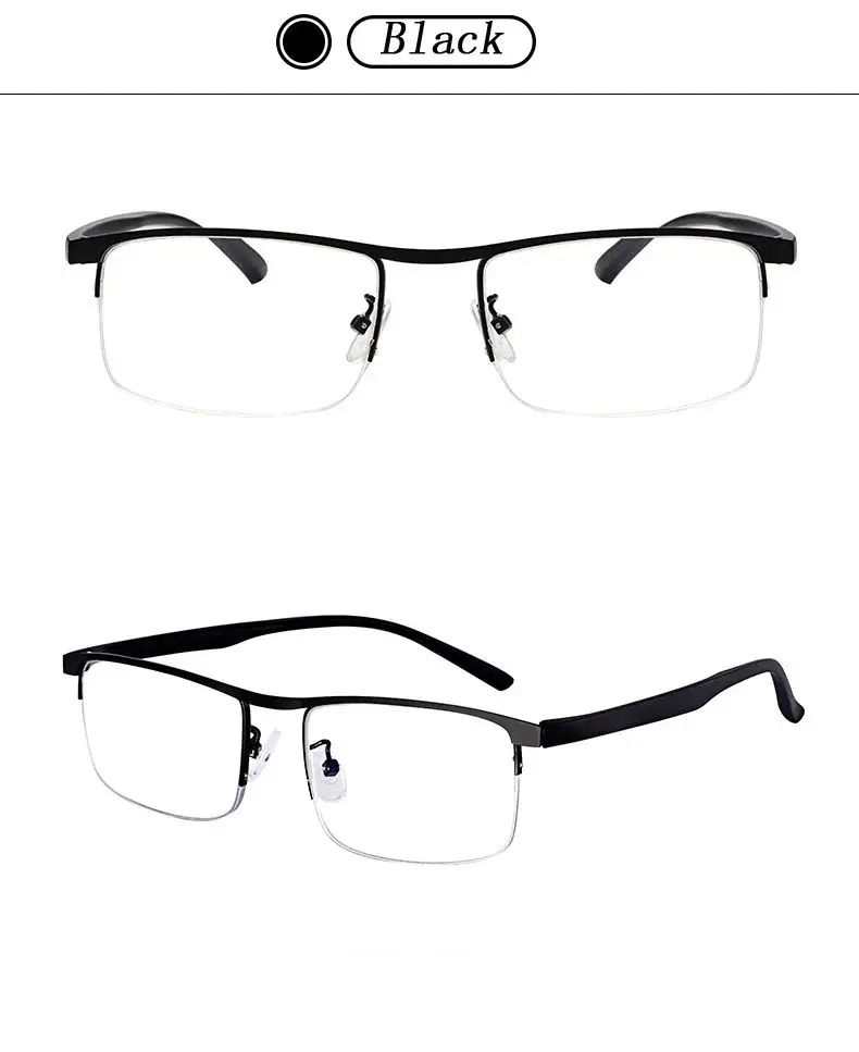 Intelligent Multifocal progressive reading glasses men women near and dual-use Anti-Blue Light automatic adjustment Eyewear