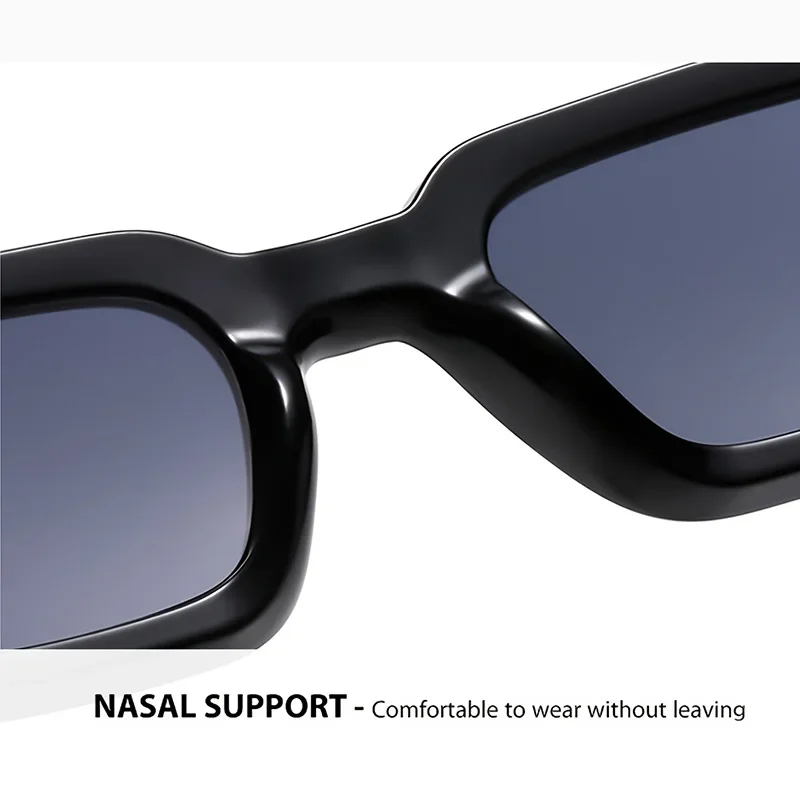 2/3PCS Vintage Rectangle Frame Sunglasses for Women Fashion Retro Luxury Brand Design UV400 Sun Glasses Men's Eyewear Goggles