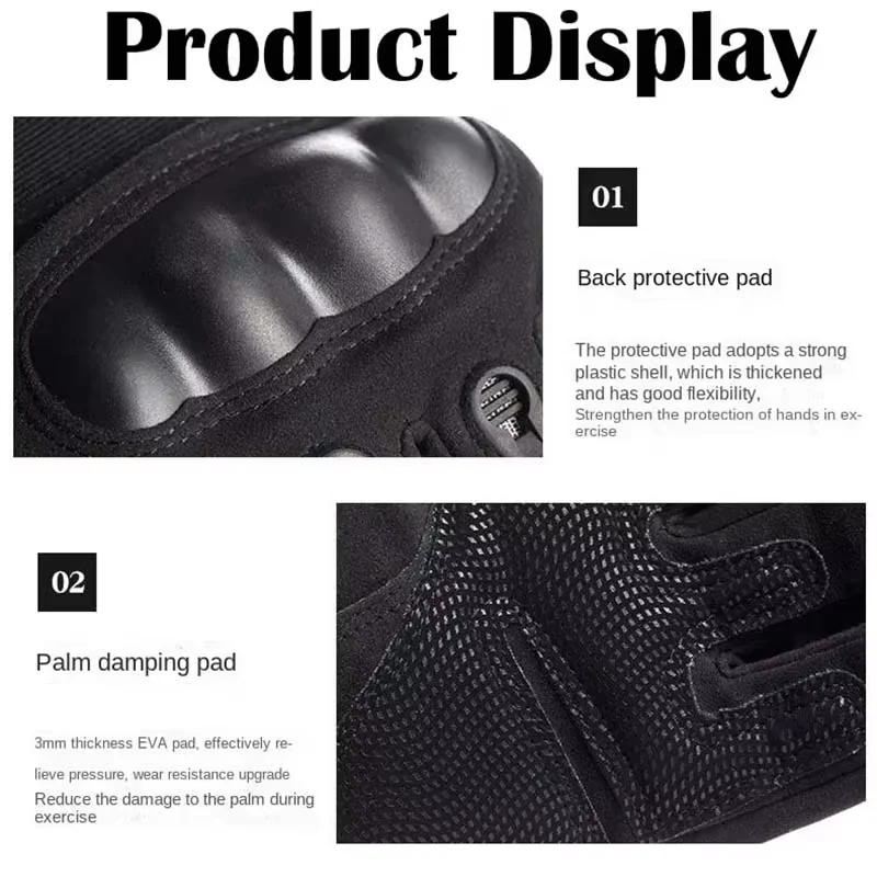 Outdoor sport glove Fitness Gloves Body Building Training Sports Exercise Cycling Glove Shockproof Motorcycle Hunting gloves