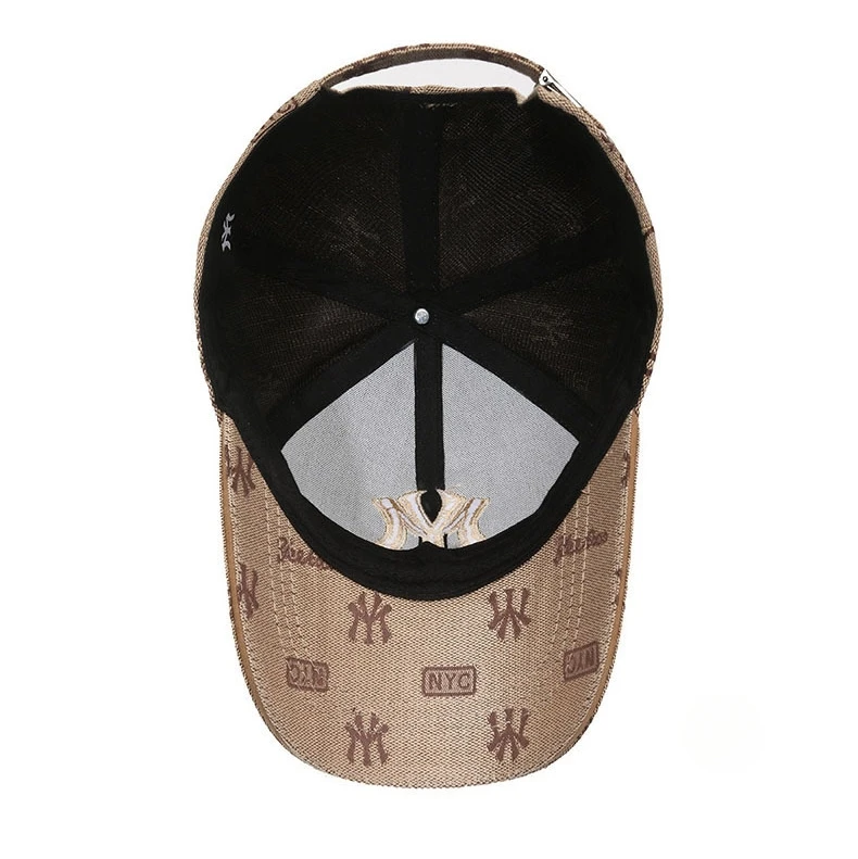 Unisex MY Letter Embroidery Baseball Caps Spring and Autumn Outdoor Adjustable Casual Hats Sunscreen Hat Sports Cap