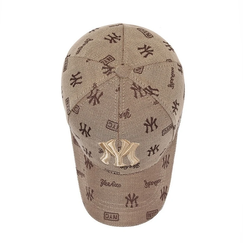 Unisex MY Letter Embroidery Baseball Caps Spring and Autumn Outdoor Adjustable Casual Hats Sunscreen Hat Sports Cap