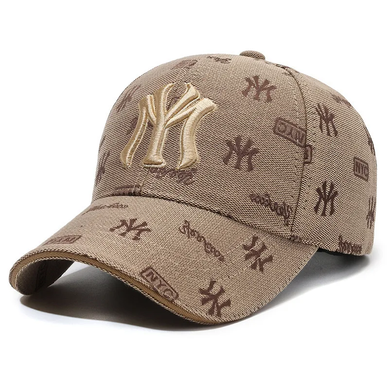 Unisex MY Letter Embroidery Baseball Caps Spring and Autumn Outdoor Adjustable Casual Hats Sunscreen Hat Sports Cap