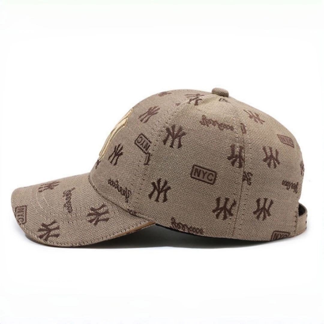 Unisex MY Letter Embroidery Baseball Caps Spring and Autumn Outdoor Adjustable Casual Hats Sunscreen Hat Sports Cap