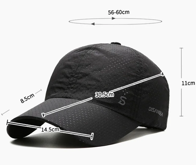 Original Design Running Cap Thin Quick Drying Breathable Duck Tongue Outdoor Men's Sun Summer Fishing Avisor Baseball Cap