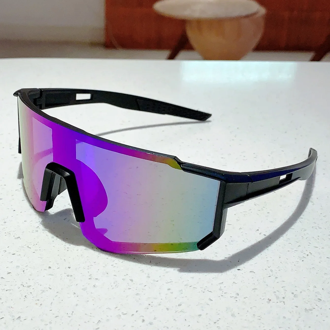 Outdoor Sports Sunglasses for Men Lightweight Oversized Male Shades Cycling Driving Fishing Fashion Mirror Sun Glasses Women