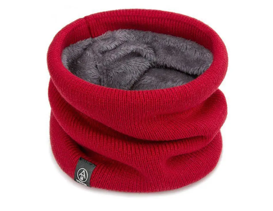 Knitted Neck Warmer Sports Scarf Fashion Soft Women Men Face Cover Winter Skating Running Hiking Scarves Thick Cold-proof Collar