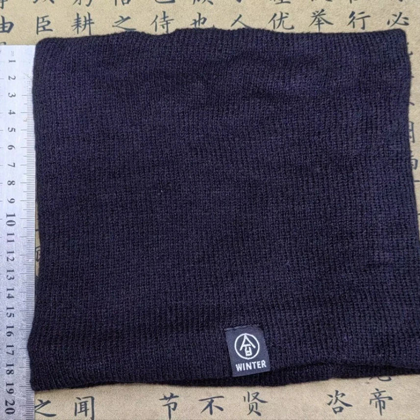 Knitted Neck Warmer Sports Scarf Fashion Soft Women Men Face Cover Winter Skating Running Hiking Scarves Thick Cold-proof Collar