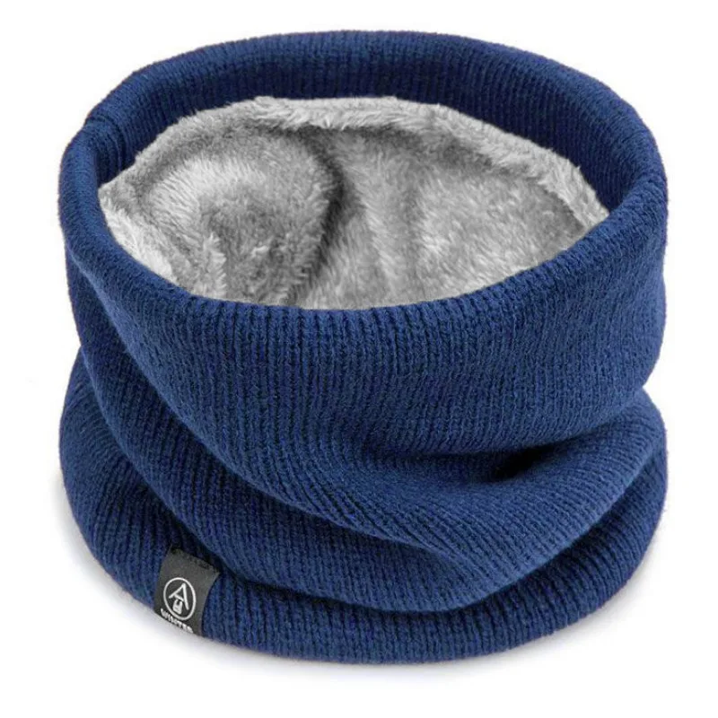 Knitted Neck Warmer Sports Scarf Fashion Soft Women Men Face Cover Winter Skating Running Hiking Scarves Thick Cold-proof Collar
