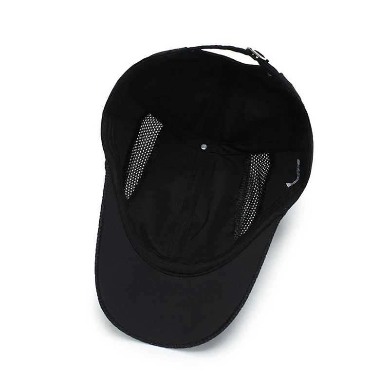 Quick-Dry Baseball Cap - Adjustable, Moisture-Wicking Sun Hat for Outdoor Sports & All Seasons