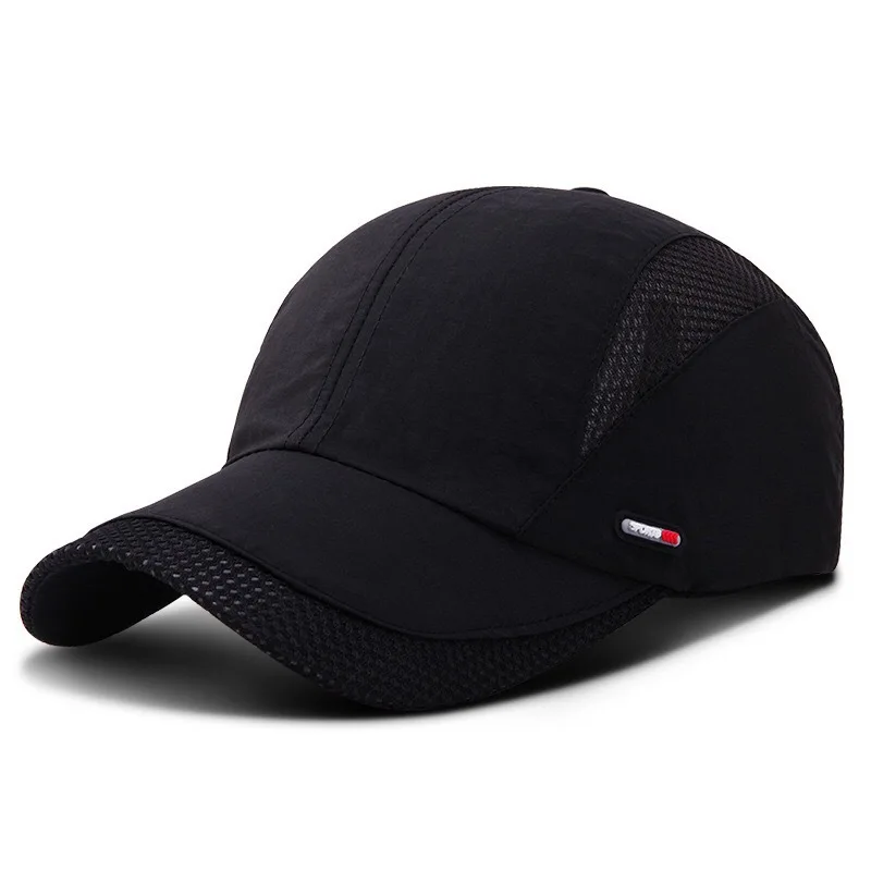 Quick-Dry Baseball Cap - Adjustable, Moisture-Wicking Sun Hat for Outdoor Sports & All Seasons