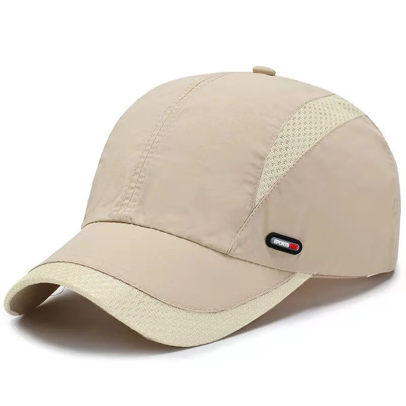 Quick-Dry Baseball Cap - Adjustable, Moisture-Wicking Sun Hat for Outdoor Sports & All Seasons