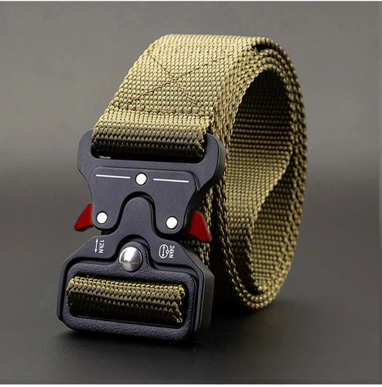1 Piece Tactical Belt for Men; Outdoor Sports and Leisure Quick Release Buckle Belt; Hot Sale