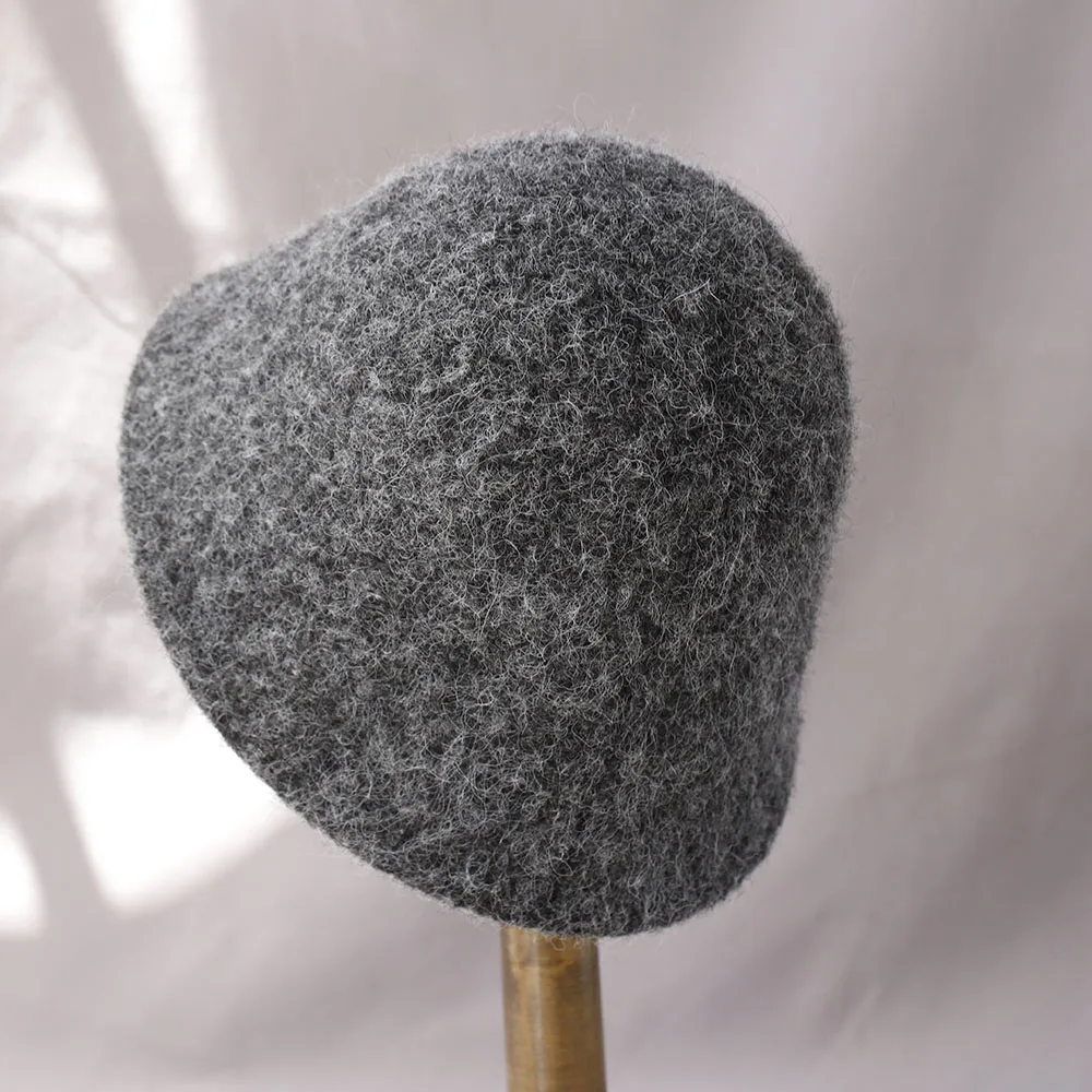 2025 New Autumn Winter Wool Bucket Hat Women Fashion Vintage Fisherman Hats Versatile Cap Spring Felt Hat 6 Colors Foldable Hat