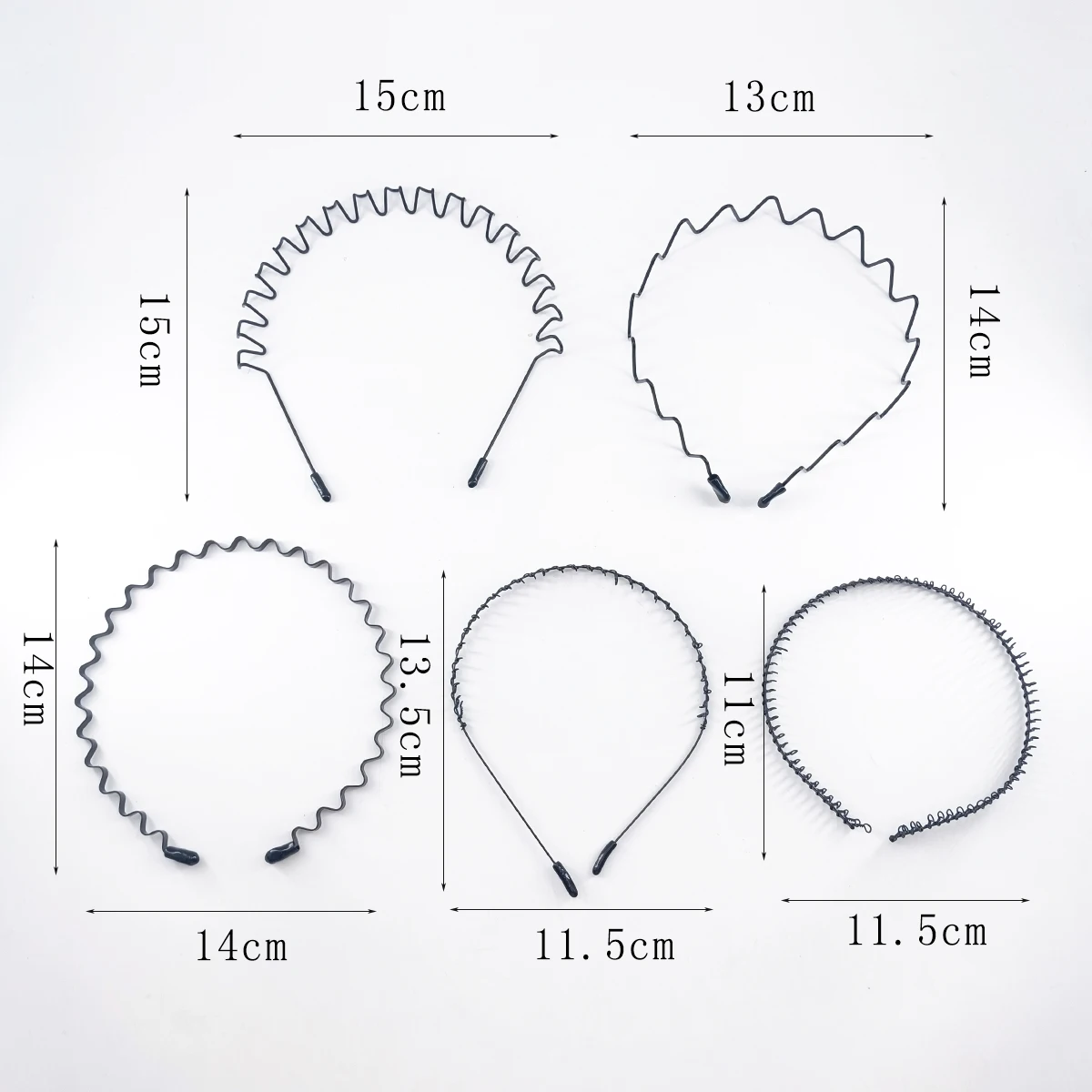 3/6PCS Men's Hair Hoops Simplified Korean Fashion Wash Face Anti Slip Head Hoops Sports Invisible Hair Clips Women's Hair Hoops
