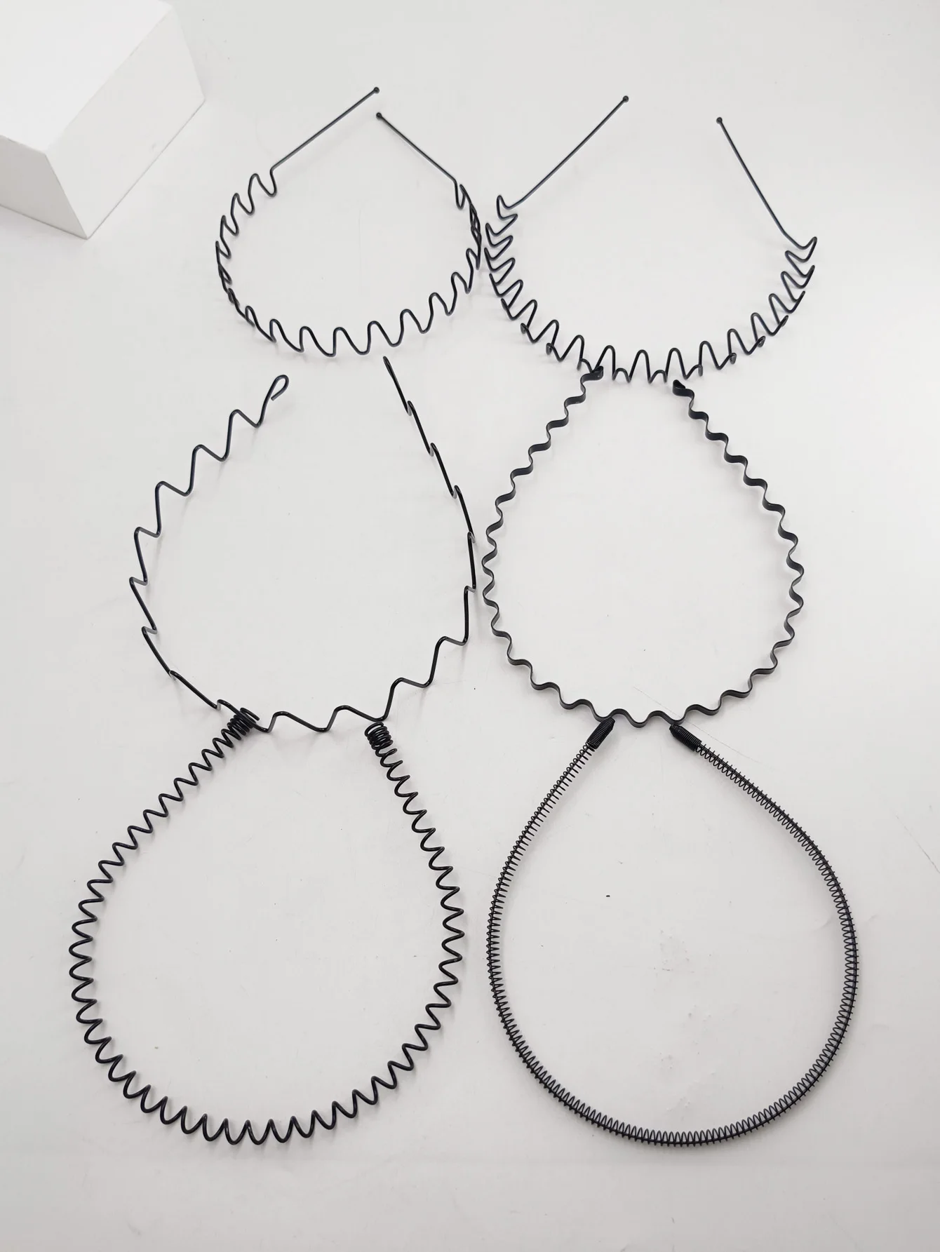 3/6PCS Men's Hair Hoops Simplified Korean Fashion Wash Face Anti Slip Head Hoops Sports Invisible Hair Clips Women's Hair Hoops