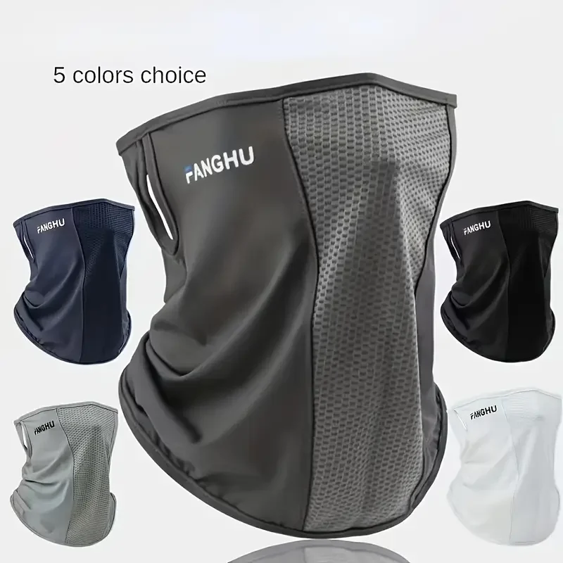 1/2pcs Ice Silk Bandana Breathable Anti-UV Sunscreen Outdoor Hiking Cycling Mask Unisex Cooling Quick Dry Head Wrap Face Scarf