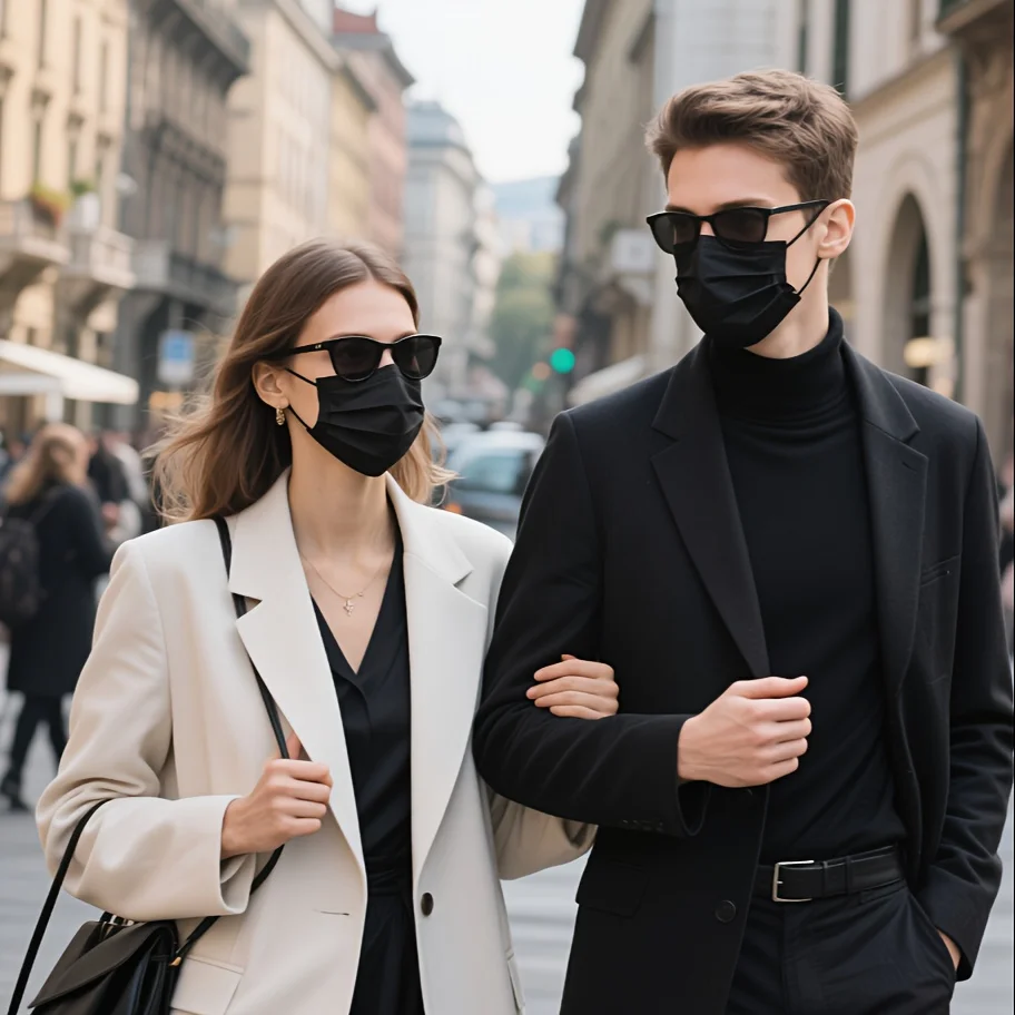50-200pc Disposable Face Masks 3-Layer Breathable Anti-Dust Protective Masks Daily Travel Work Use Mask Facial Care Accessory