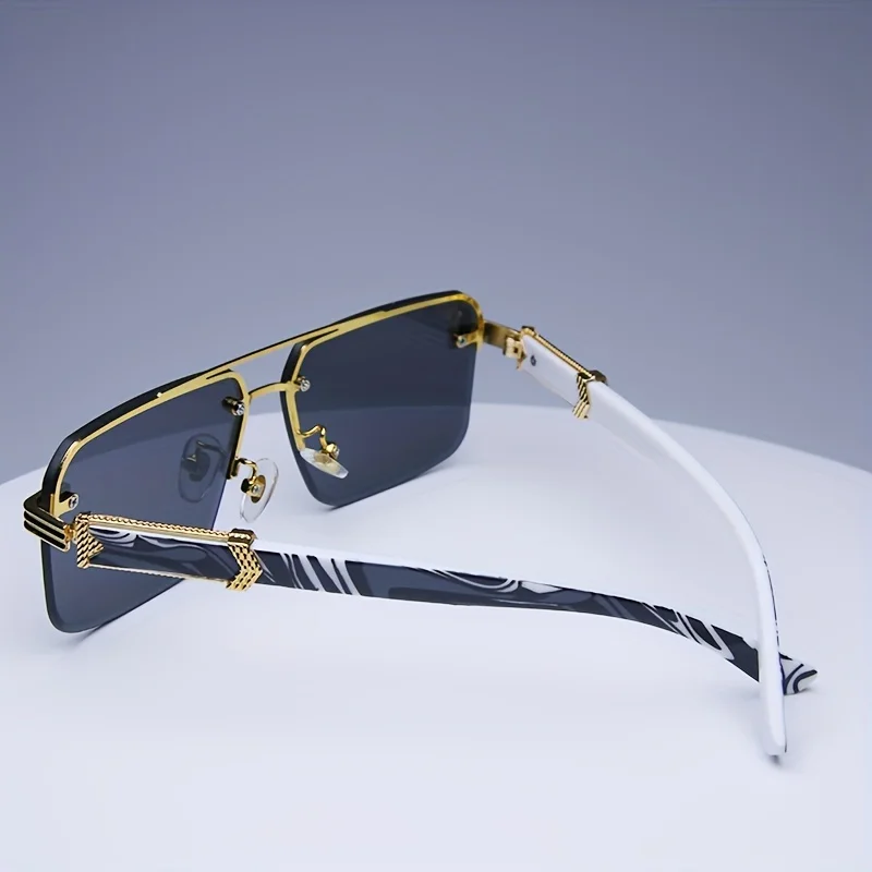 Fashion Rimless Sunglasses Men Women Populare Frameless Sun Glasses Male Female Classic Small Square Summer Traveling Shades