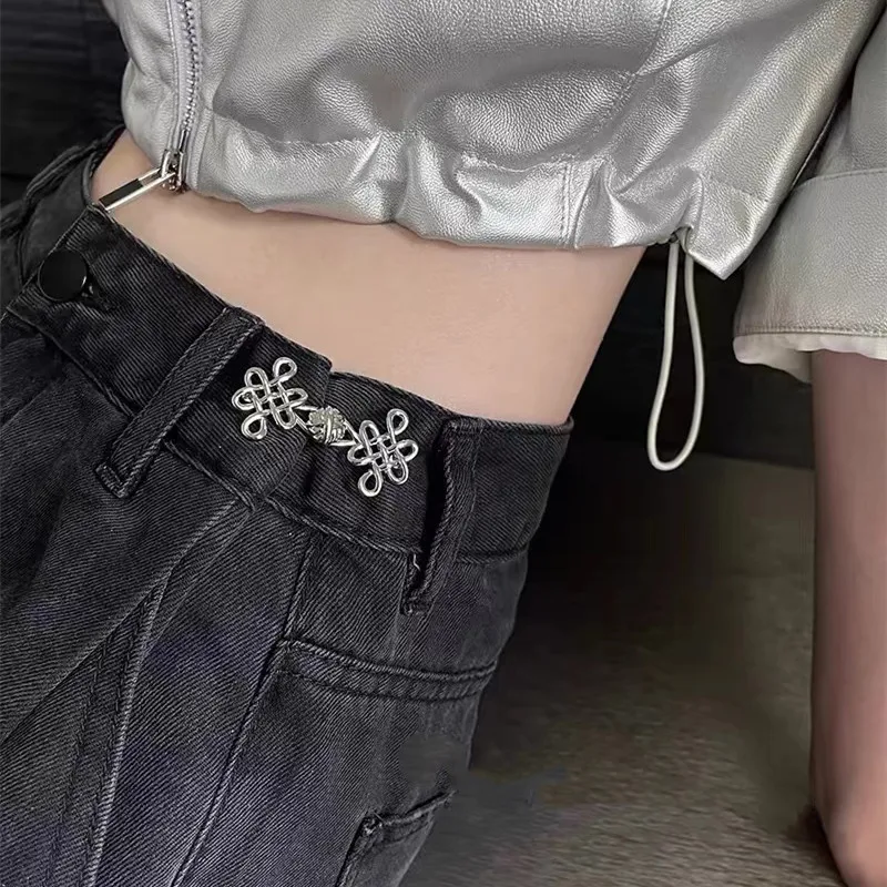 Chinese Knot Waist Buckle Detachable Non Sewn Buckle Waist Tightening Tool