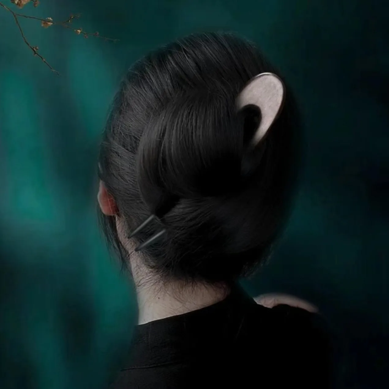 U-Shaped Wooden Hair Sticks Fork Fashion Chinese Style Hairpin Headwear Hair Bun Women Girls Vintage Ponytail Hair Accessories