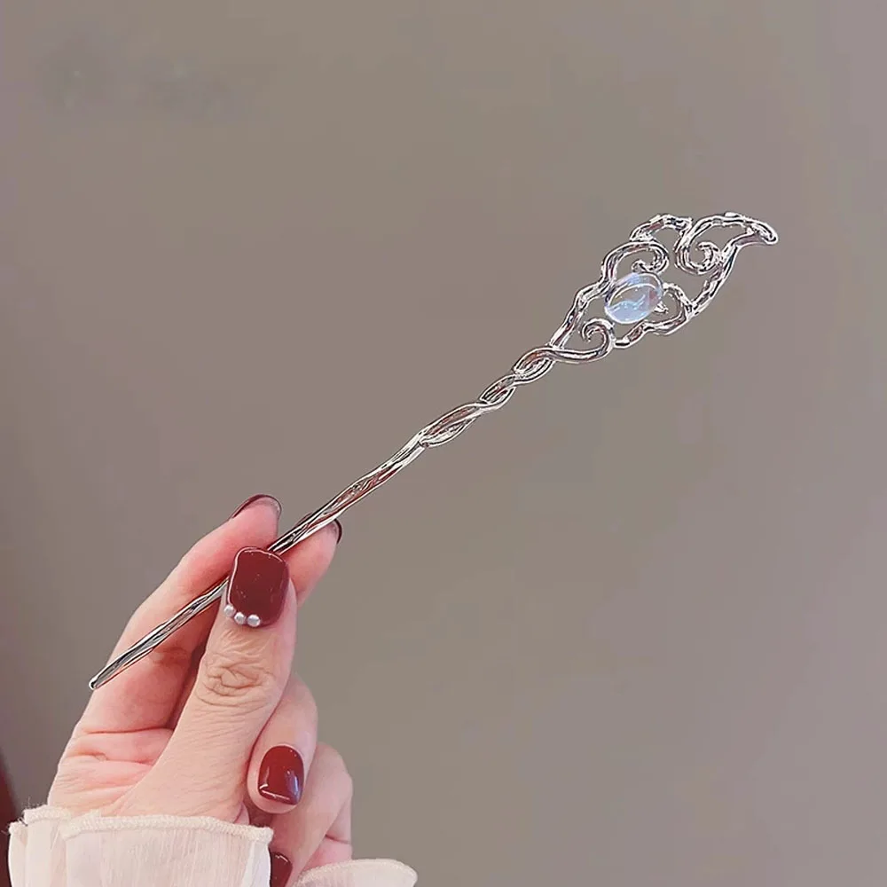 1/3pcs French Hair Pin  Women's Hair Accessories Sweet Stars Moon Gemstones Suitable For Daily Parties Fashionable Hair