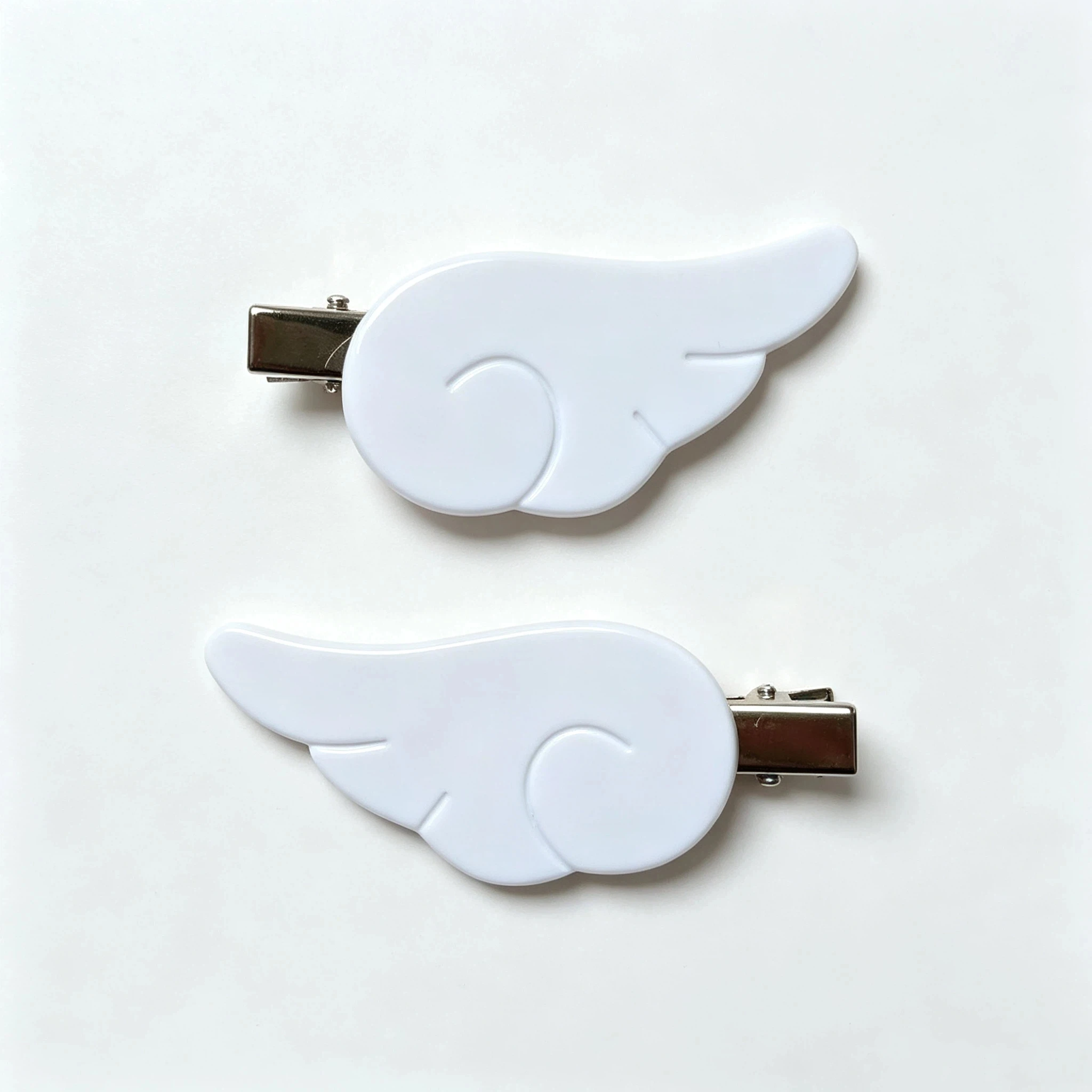 1Pair Cute Sweet Japanese Style Y2K Angel Wing Hair Clip Hairpin Barrettes Hairgrip Headdress Headwear Ornaments Accessories