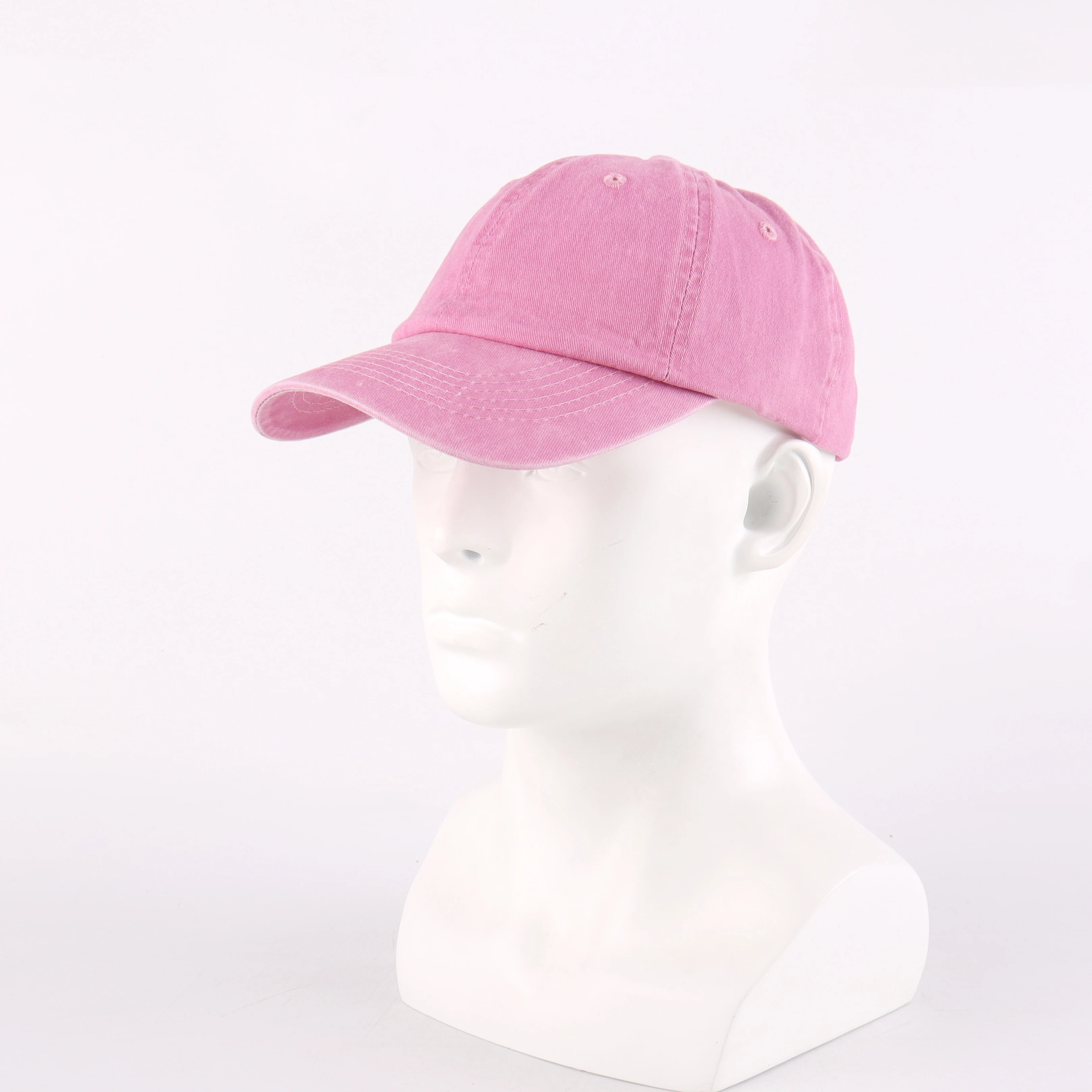 LANGZHEN Unisex Baseball Cap 100% Cotton Fits Men Women Washed Denim Adjustable Dad Hat