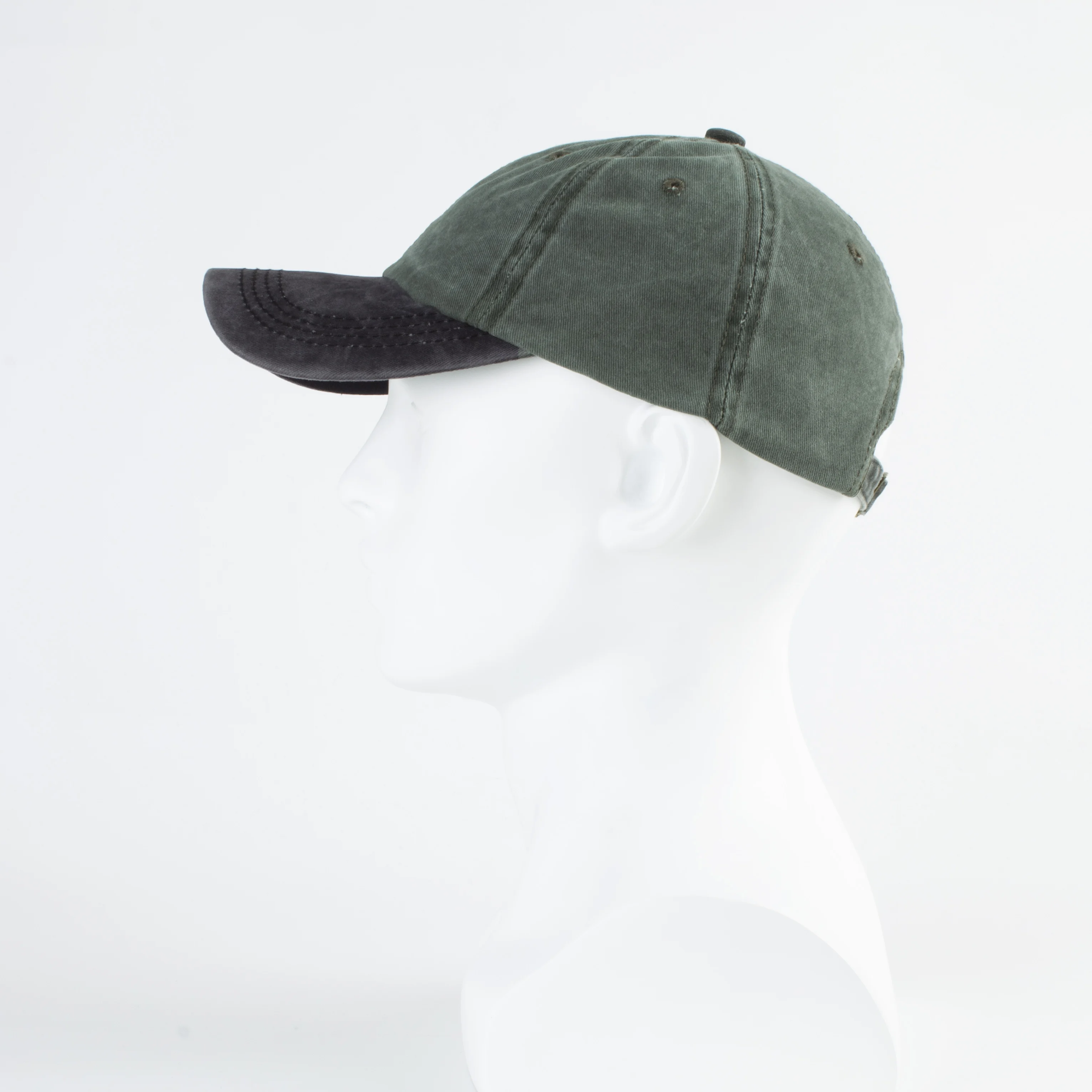 LANGZHEN Unisex Baseball Cap 100% Cotton Fits Men Women Washed Denim Adjustable Dad Hat