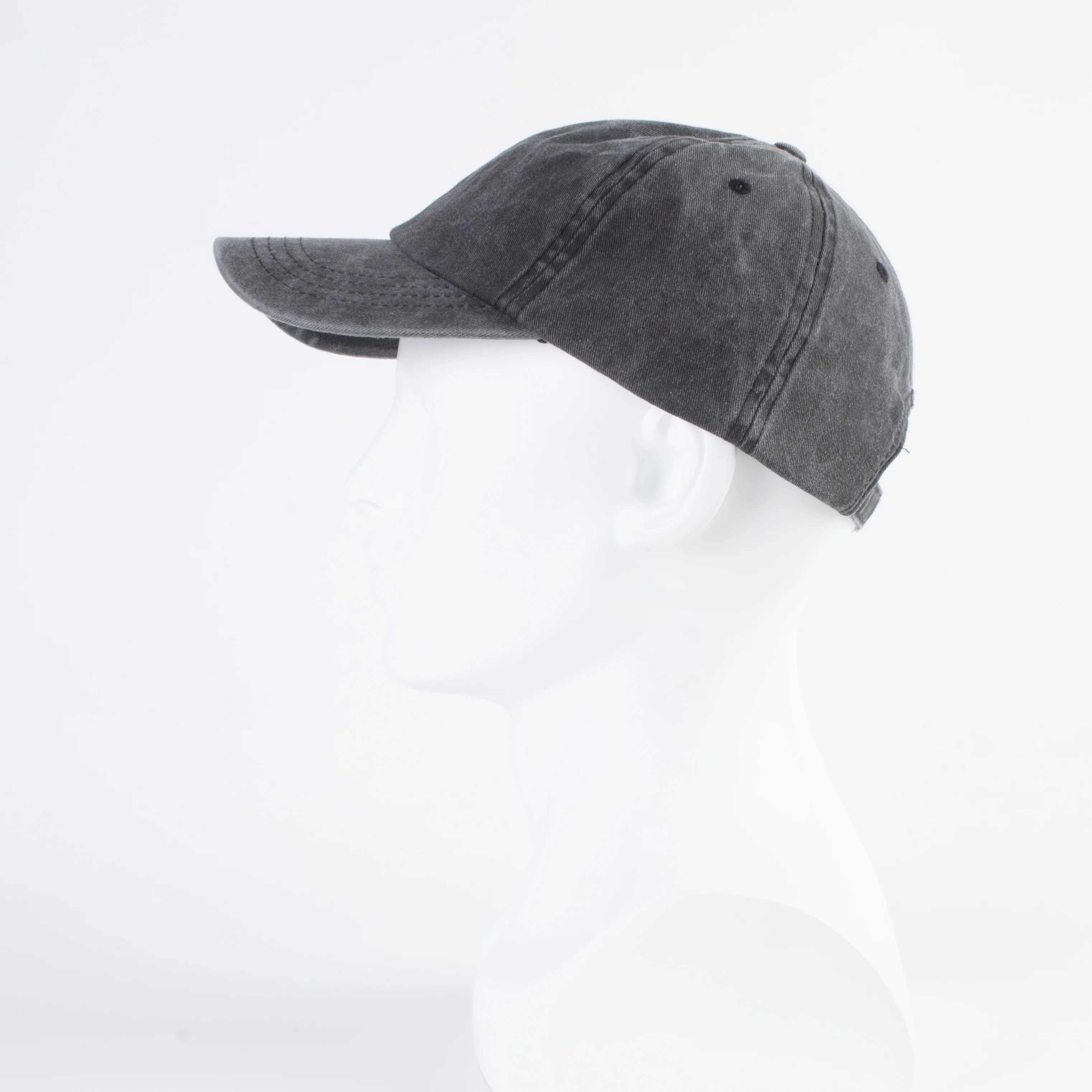 LANGZHEN Unisex Baseball Cap 100% Cotton Fits Men Women Washed Denim Adjustable Dad Hat