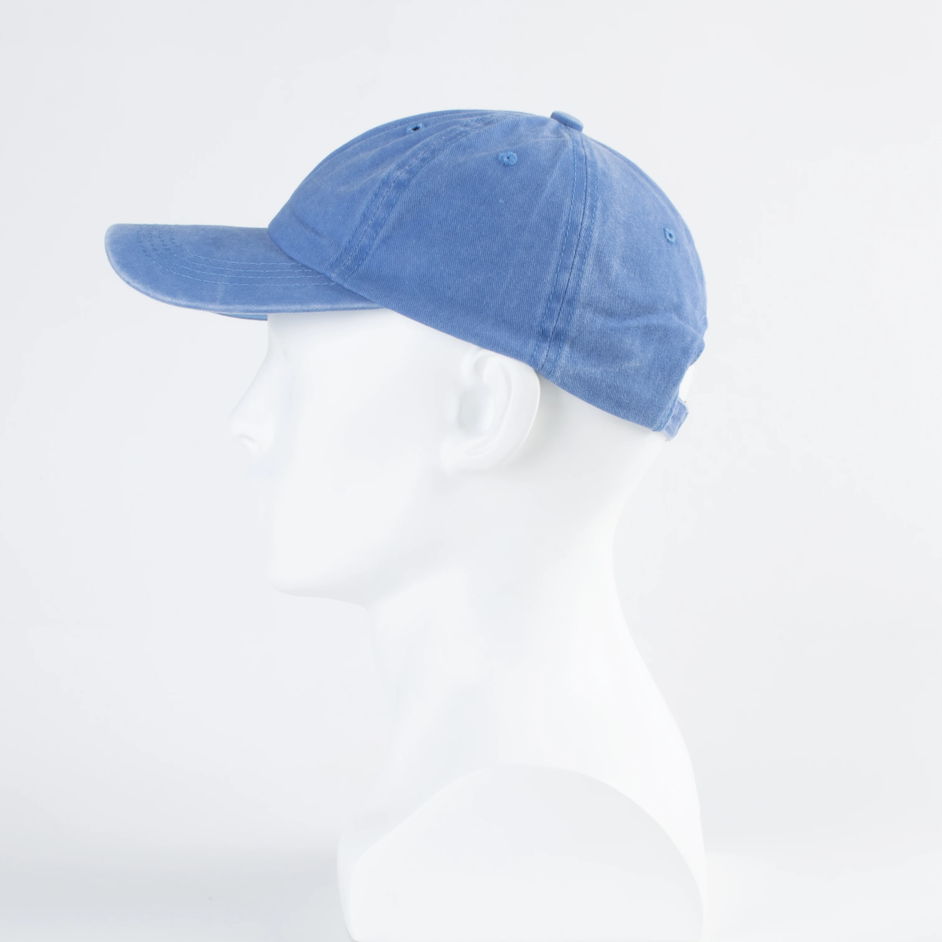 LANGZHEN Unisex Baseball Cap 100% Cotton Fits Men Women Washed Denim Adjustable Dad Hat