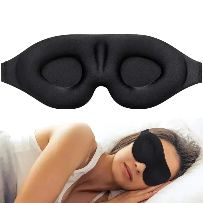 3D Full Shading Sleep Mask Relaxing and Zero Pressure Soft and Breathable Nap Mask To Relieve Eye Fatigue