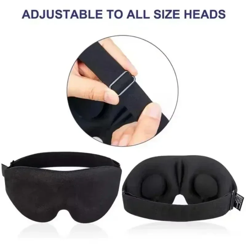 3D Full Shading Sleep Mask Relaxing and Zero Pressure Soft and Breathable Nap Mask To Relieve Eye Fatigue
