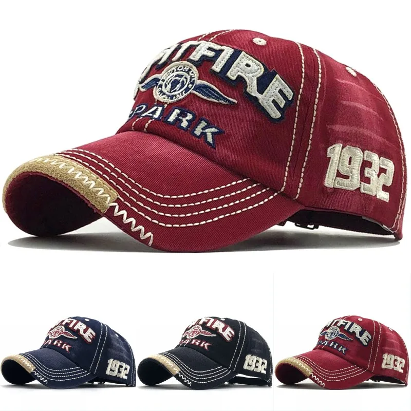 Men Women Cotton Embroidered Letter Printed Baseball Cap Cowboy Hip Hop Dance Club Snapback Hat Visors Summer Sports Sun Hats