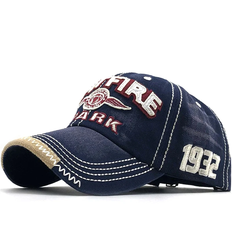 Men Women Cotton Embroidered Letter Printed Baseball Cap Cowboy Hip Hop Dance Club Snapback Hat Visors Summer Sports Sun Hats