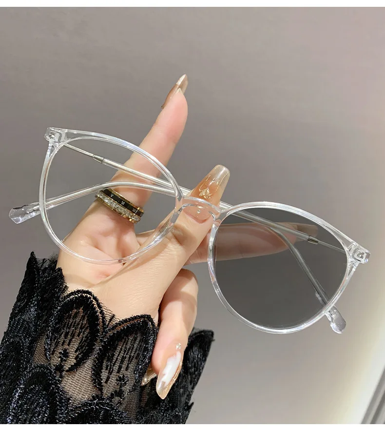 Photosensitive Color-changing Nearsighted Glasses With Anti-blue Light Protection.8147