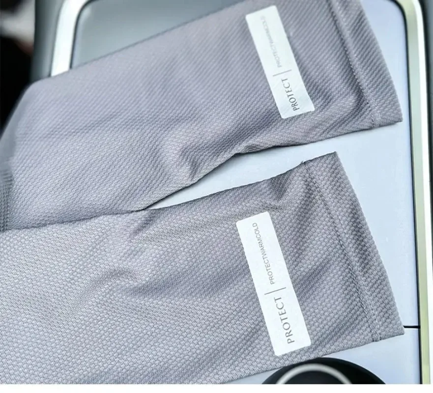 UV Solar Arm Sleeves Men Cycling Mask Long Sleeve Ice Silk Driving Arm Cover Sun-protective Summer Women Anti-Sunburn Cool Muff