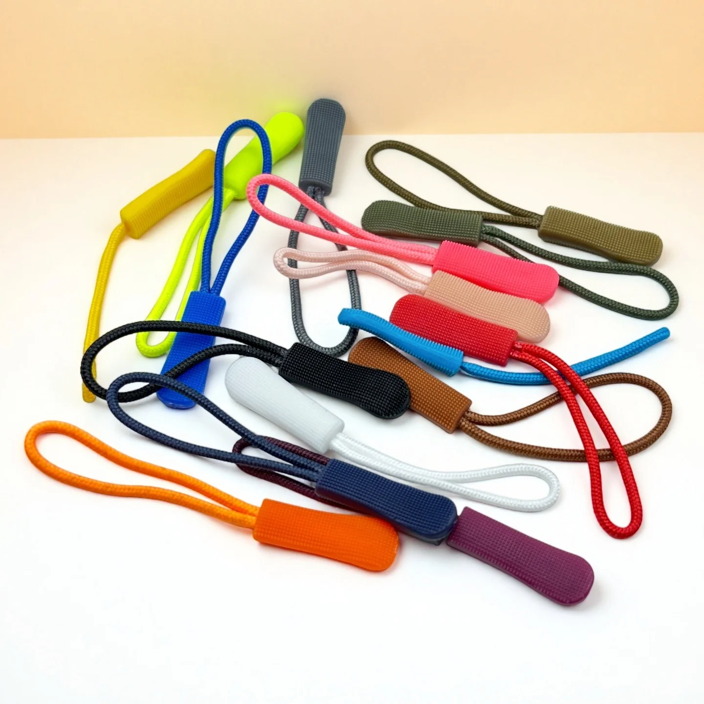 10/100 Pcs Colorful Replacement Zipper Pulls Cord Extender for Backpacks Jackets Luggage Purses Handbags