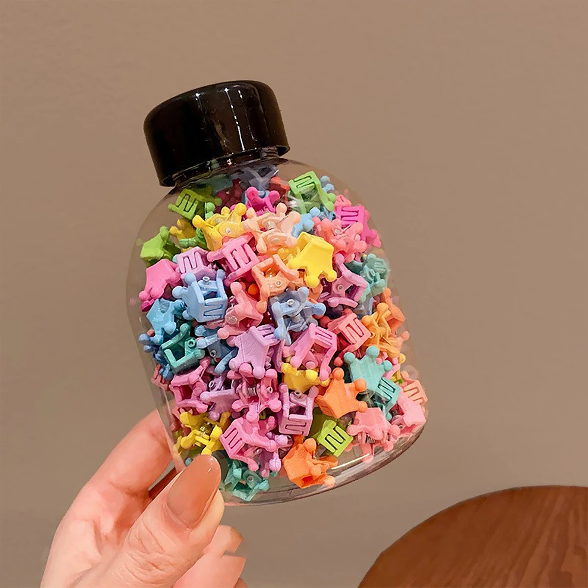 100Pcs Mini Hair Grabbing Claw Clips for Baby Girls Bangs & Broken Hair Styling Tool Small Hair Accessories