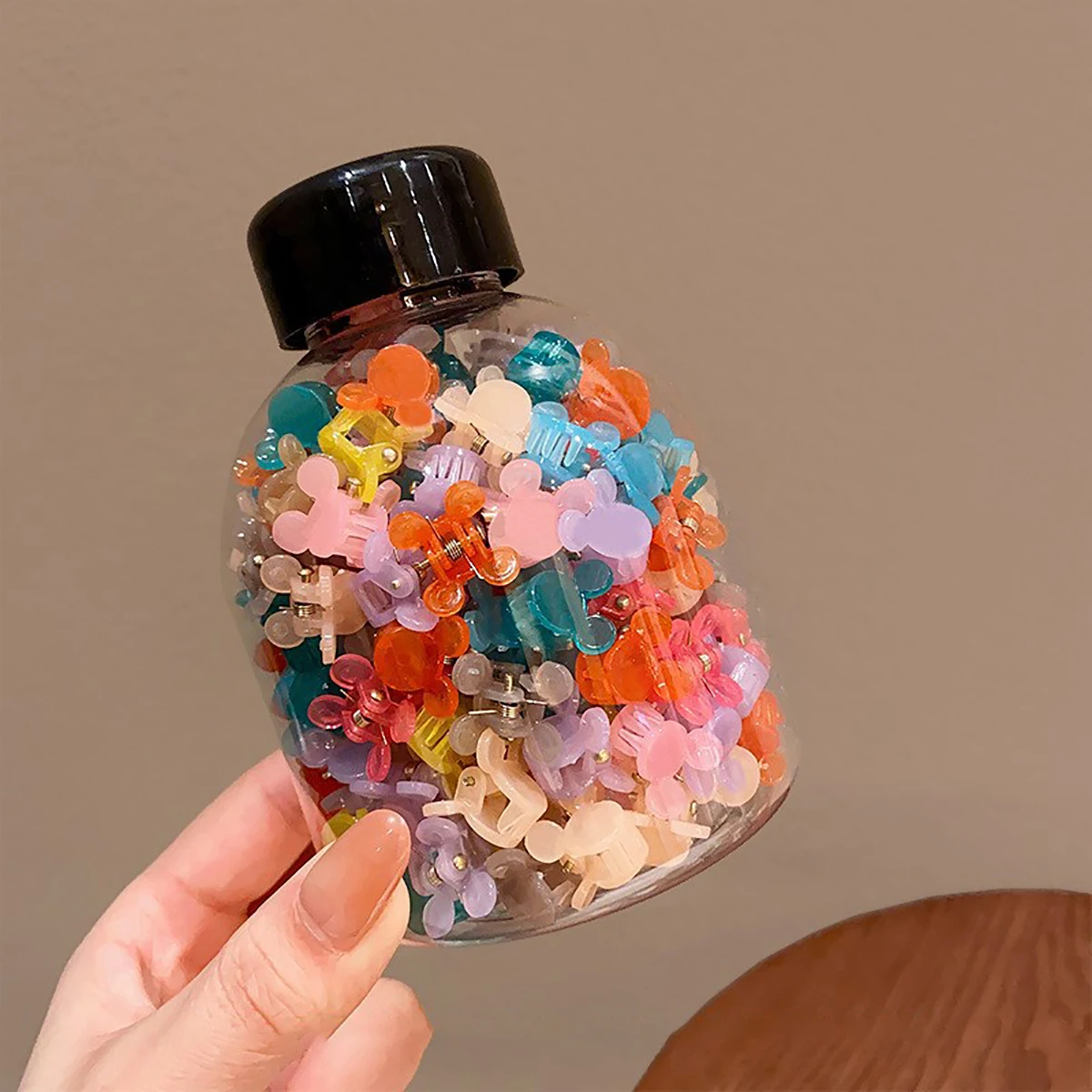 100Pcs Mini Hair Grabbing Claw Clips for Baby Girls Bangs & Broken Hair Styling Tool Small Hair Accessories
