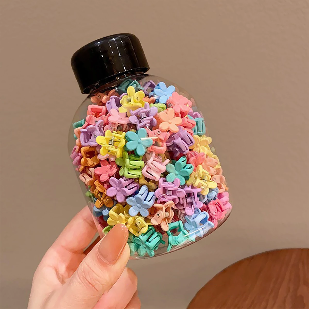 100Pcs Mini Hair Grabbing Claw Clips for Baby Girls Bangs & Broken Hair Styling Tool Small Hair Accessories